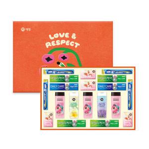 애경 사랑 32호 선물세트 샴푸 바디워시 치약 세트 쇼핑백 포함