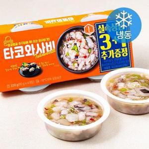 설래담 타코 와사비 양념 주꾸미 3 + 1 (냉동) 320g × 1개