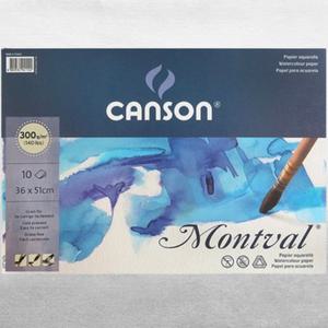 캔손 몽발 수채화 패드 300g 1면제본 4절 36X51cm 10매 미술용지 스케치북