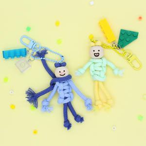 아트앤허그 걱정인형 마크라메 키링 만들기 DIY 키트 업사이클링 집콕놀이  1개 만들기