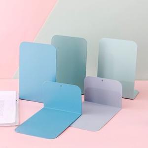 책상 미니 북앤드 철제 이동식 책꽂이 (라이트 그린)