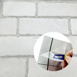 옳은유통 셀프시공 스마트 벽지 라이트 클래식 벽돌 1mX20m/ 셀프 인테리어 접착식 도배 붙이는 단열 벽지