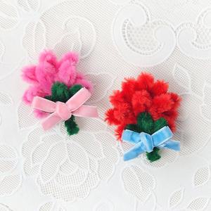 모루 카네이션 브로치 키링 만들기 DIY키트 스승의날 어버이날 효도 선물 키홀더 모루철사 모루공예