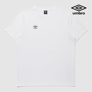 [엄브로] 베이직 폴리 스판 스몰로고 반팔 티셔츠 UQ121SRS11 WHT