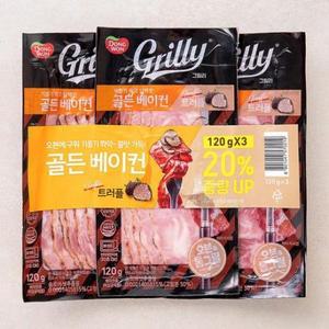 동원 그릴리 골든베이컨 트러플, 120g, 3개 one option
