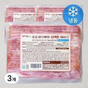 곰곰 매일매일 담백한 베이컨, 1kg, 3개 one option
