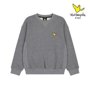 [마크곤잘레스키즈](하남점)엔젤 삼각 맨투맨-멜란지그레이