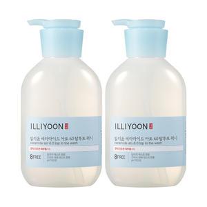 일리윤 세라마이드 아토 6.0 탑투토워시 500ml x2개