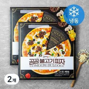 곰곰 불고기 피자 (냉동), 2개 one option