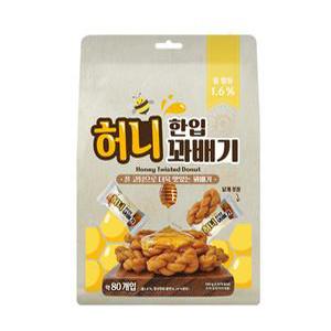 허니 한입 꽈배기 6.5g 80개입 2개 (160개)