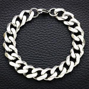 스틸 써지컬 추천 남녀 공용 꾸안꾸 각체인 팔찌(11mm (WFH4ZVY)