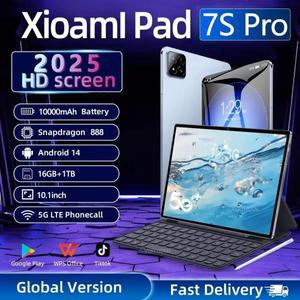 2025 MI 패드 7S 프로 태블릿, 안드로이드 14, 샤오미 태블릿, 글로벌 버전, 오리지널 16GB + 1T, 10000mAh