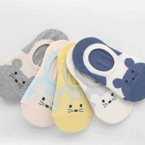 NETOPIA 마우스 발등망사 아동용 덧신 양말 5-6세용 5켤레 유아덧신 키즈삭스 키즈여름양말 초등학생양말