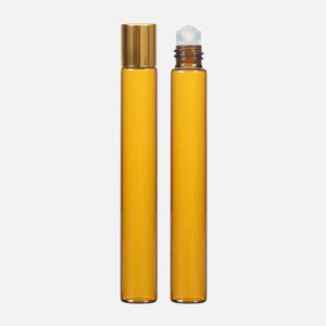 골드 뚜껑 브라운 10ml 롤온 향수용기 공병 스프레이 향수병 유리 DIY