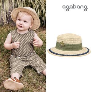 [보리보리/아가방]멜배색밀짚모(BEIGE)_01Q37680221