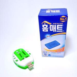 캠핑 야외용 모기퇴치 USB훈증기홈매트리필30p