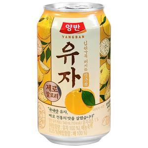 동원 양반 유자 제로 340ml x 24캔