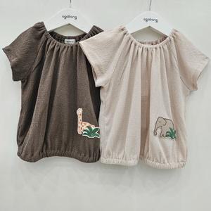 [아가방]티치반소티셔츠(베이지,브라운)01R351051