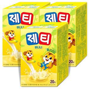 제티 바나나맛 20T x 1개 코코아 딸기 바나나