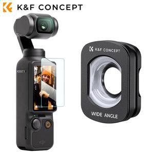 K&F Concept 자기 광각 필터 액세서리 DJI Osmo Pocket 3 자기 설치용 보호 액션 카메라 렌즈