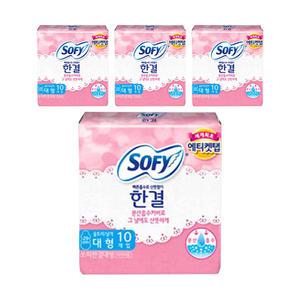 쏘피 한결 대형 10입, 4개