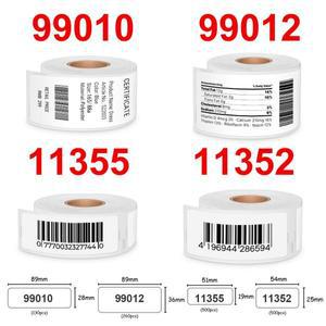 Dymo 라벨라이터용 99012 감열지 스티커 롤 주소 450 터보용 36mm