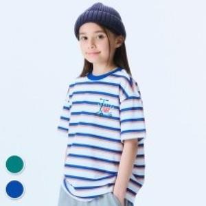 [롯데백화점]뉴발란스 KIDS RIDER_스트라이프 소로나 반팔티 NK9EF2602U