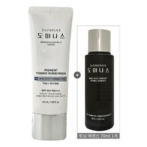 [25년 최신]도미나스 선크림 40ml 1개+ 토닝에센스 70ml 1개