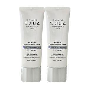 [25년 최신]도미나스 선크림 피그먼트 토닝 선스크린 40ml 2개