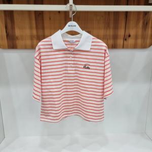 [에꼴리에]5부 스트라이프 크롭 카라티 23B5452A
