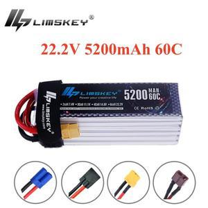 6S 5200mAh Lipo 배터리 22.2V 60C 소프트 케이스 RC 자동차 FPV 드론 사막 트럭 레이싱 취미 부품 T 용 EC