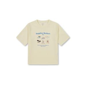 [롯데백화점]폴햄키즈 코숏 쿨텐션 반팔티데님바지PKE2TS2480DP2056