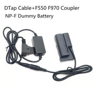 DTap to L 시리즈 F550 F970 커플러 NP-F 더미 배터리  소니 호환호환 HXR-NX5 PXW-Z150 NEX-FS100 AC-VL1