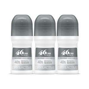 온더바디 46cm 롤온 데오드란트 우디 머스크향  75ml, 3개