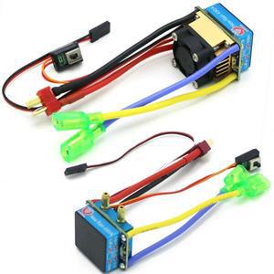 RC 160A / 320A / 480A ESC 380/540/775 브러시 모터 속도 컨트롤러 1:10 자동차 미끼 보트 용 듀얼 모드