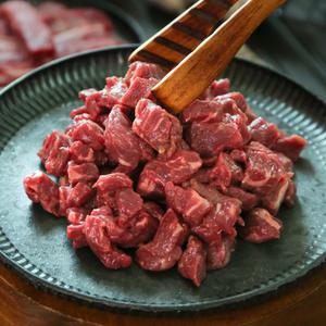 [광림상회] 당일작업 초신선 한우 1++투뿔 국거리용 200g+200g+200g
