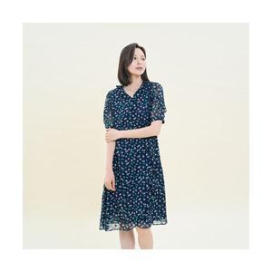 [매장정품] 크로커다일 CROCODILE LADIES 퍼프소매 랩스타일 원피스_CLDMOP110_CLDMOP110