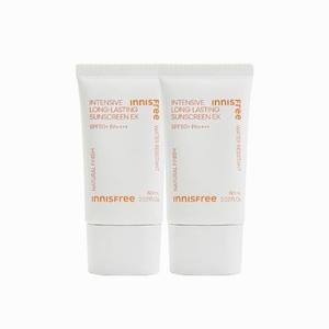 [이니스프리] 인텐시브 롱래스팅 선스크린 EX 60ml (SPF 50+ PA++++) 2개