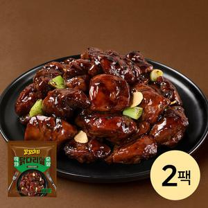 [소비기한 25.08.20][꼬꼬대장] 직화 순살 닭다리살 간장닭꼬치맛 300g 2팩