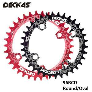 Deckas-96BCD 원형/타원형 좁은 와이드 체인링, 32T 34T 36T 38T 산악 자전거 시마노 XT SLX M7000/M8000/M