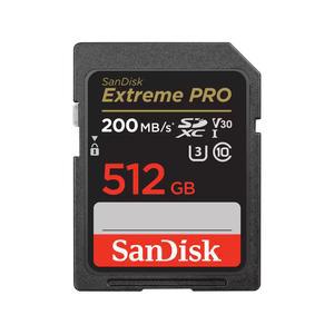 샌디스크 EXTREME PRO SDXC 512GB Class10 SDXXD 4K 카메라 SD메모리카드 口