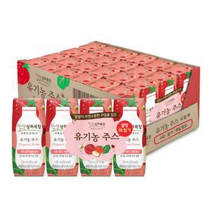 상하목장 유기농 주스 사과딸기케일, 125ml, 24개
