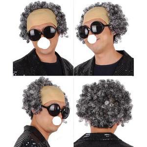 앞머리 대머리 뽀글이 아줌마 박사님 가발 독특한