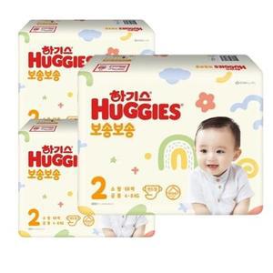 유한킴벌리 하기스 보송보송 밴드형 2단계 공용 204매