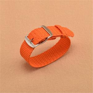 나토 밴드 가죽 스트랩 교체 Perlon 스포츠 시계 밴드용 나일론 줄루 14mm 16mm 18mm 20mm 22mm 다채로운