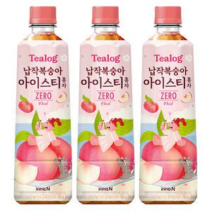 티로그 납작복숭아 아이스티 홍차 제로칼로리 500ml X 24개 / 음료수 음료