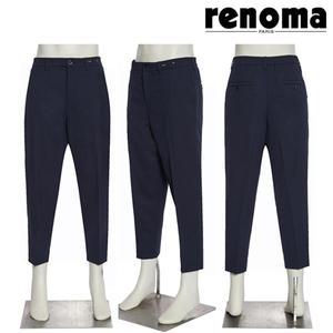 [롯데백화점]레노마 S/S 여름 슬렉스9부 팬츠 허리밴딩 아주편안한 네이비 스판바지ROJMBP55A EK3653