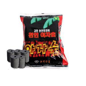 바베큐 그릴용 천연 야자숯 CC910 숯불 고기 구이 참숯