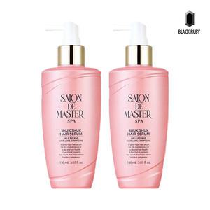 살롱드마스터 슉슉 헤어세럼 시즌2 핑크에디션 150ml x2 + AHC 1ml 2매