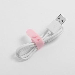 [OFLN7514]이지퀵 실리콘 케이블타이 4p세트핑크
